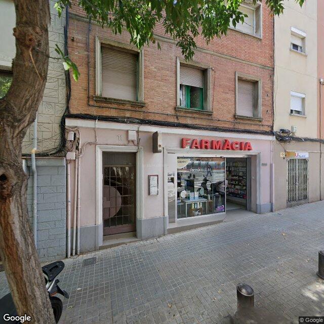 Street view near Farmàcia Pujol Boter in Barcelona