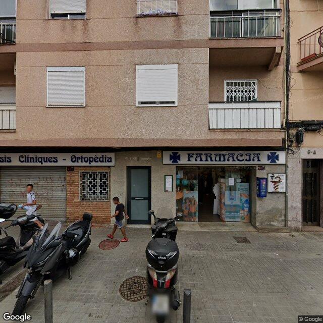 Street view near Farmàcia Pujol in Barcelona