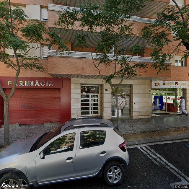 Street view near Farmàcia Rami Bul, Sílvia in Lérida
