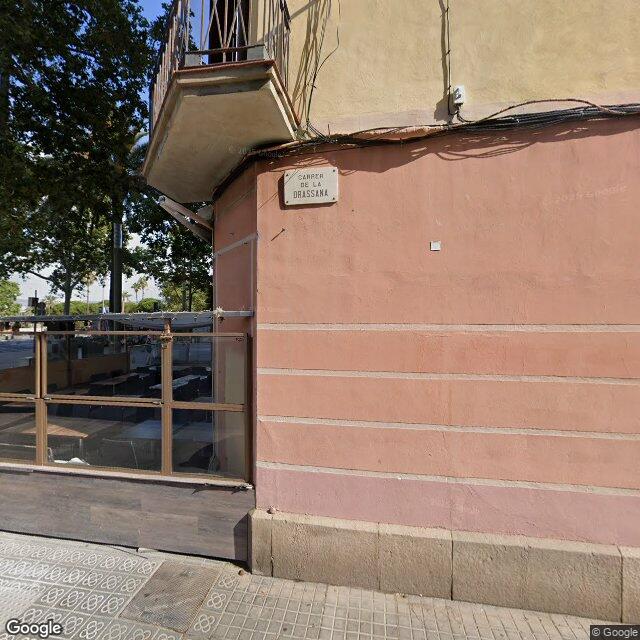 Street view near Farmàcia Ramon Torelló Colet in Barcelona