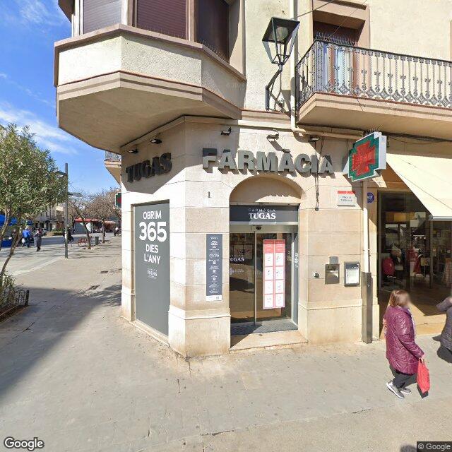 Street view near Farmàcia Ramon Tugas, Montserrat in Barcelona