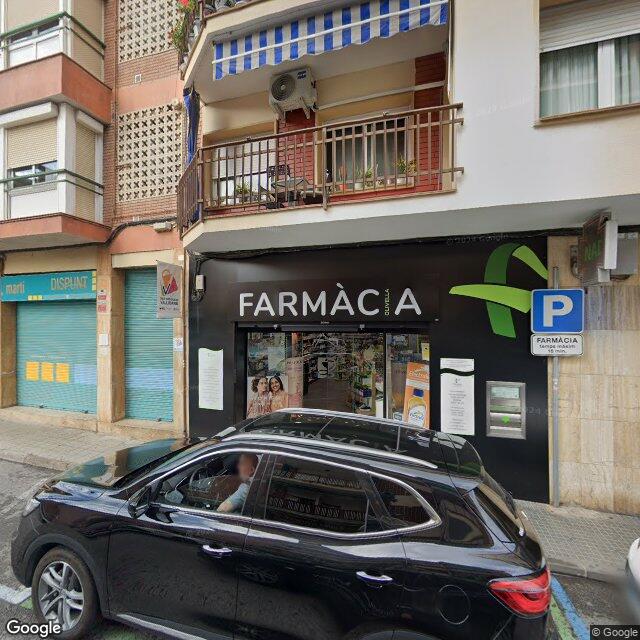Street view near Farmàcia Raquel Olivella Miquel in Barcelona