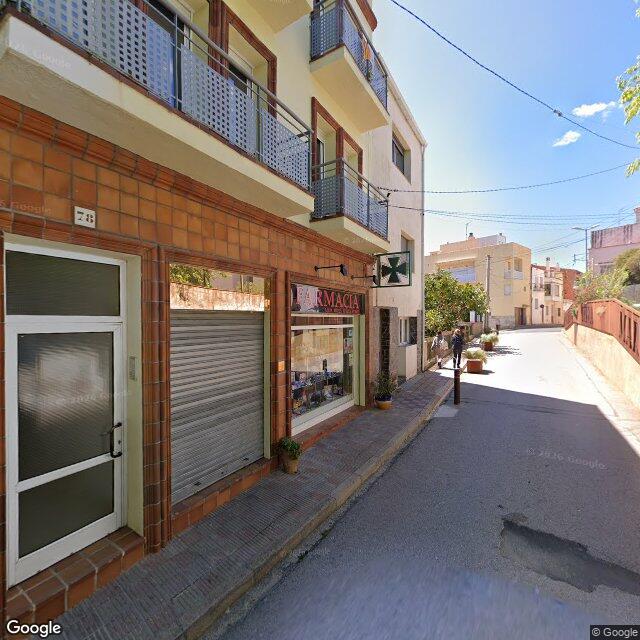 Street view near Farmàcia Revilla Estrach, Àngels in Gerona