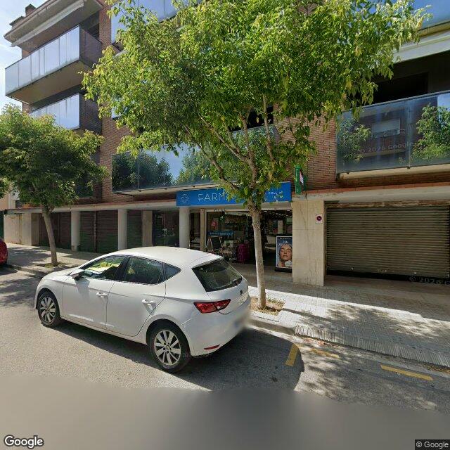 Street view near Farmàcia Ricard Pradell in Barcelona