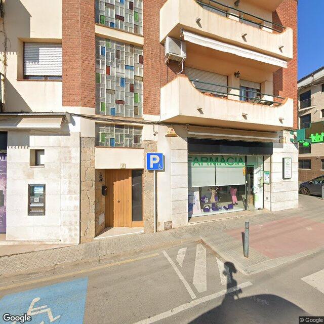 Street view near Farmàcia Rigol Parera, Santiago in Piera