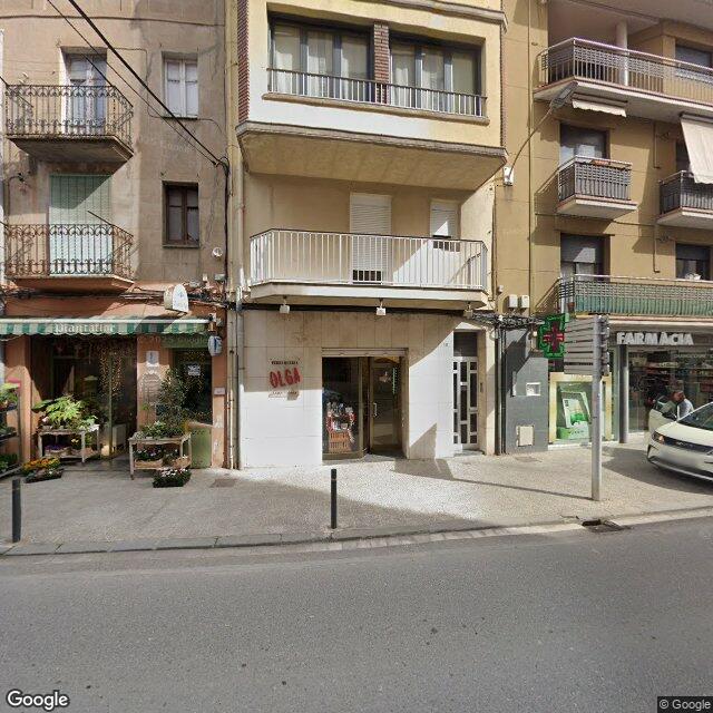 Street view near Farmàcia Ripoll in Barcelona