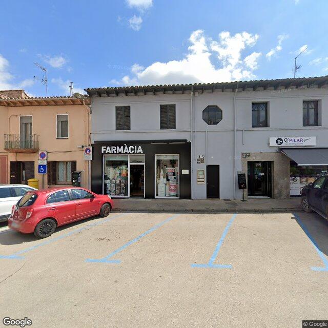 Street view near Farmàcia Rispau in Gerona
