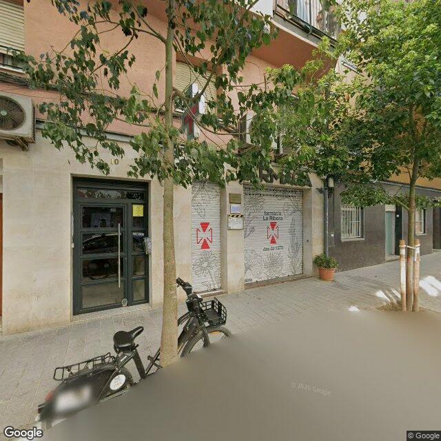 Street view near Farmàcia Rivas Delgado, Josep Lluís in Barcelona