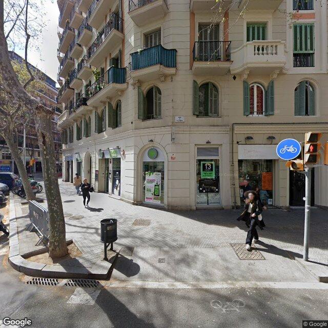 Street view near Farmàcia Rivera in Barcelona