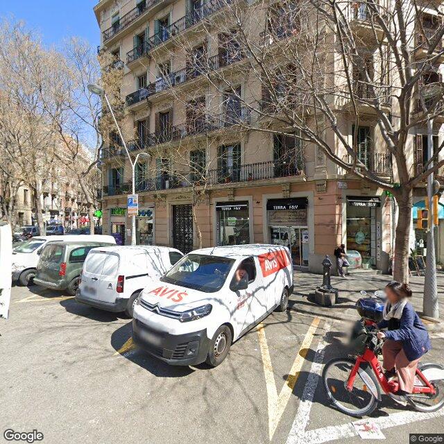 Street view near Farmàcia Rives, Isabelle Marie Therese in Barcelona