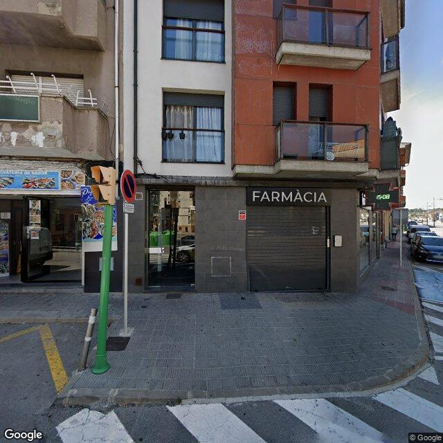 Street view near Farmàcia Rosell Rovira, M. Lluïsa in Barcelona