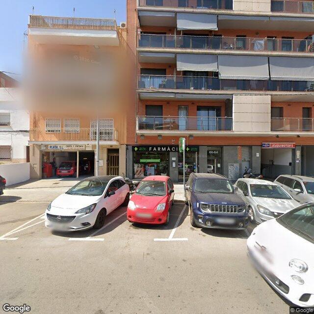 Street view near Farmàcia Rotllan Pare, Margarida in Barcelona