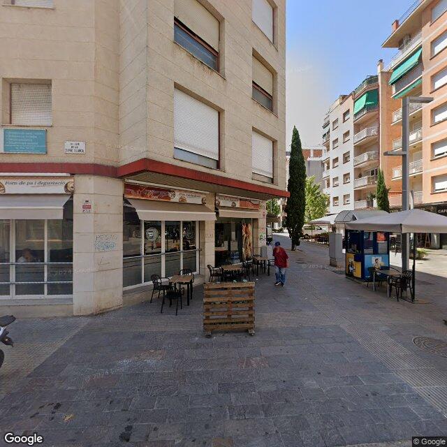 Street view near Farmàcia Ruiz De Bustillo, Joan in Barcelona