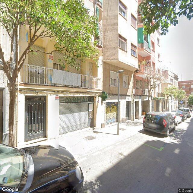 Street view near Farmàcia Sainz Varona, Maria Del Pilar in Barcelona