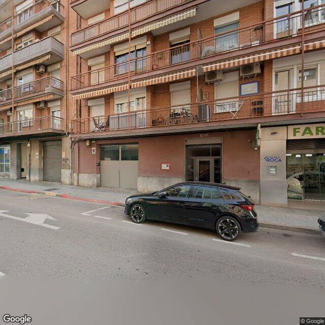 Street view near Farmàcia Sala Alegre, E. - Roca Huergo, S.I. in Barcelona