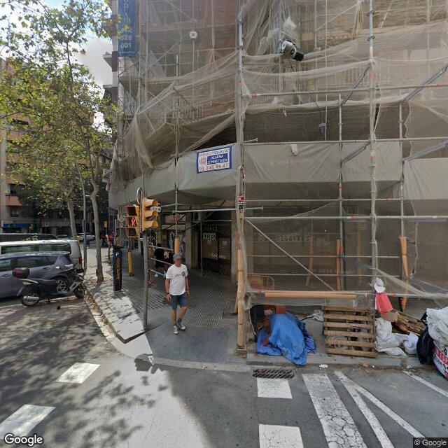 Street view near Farmàcia Sales Llavià, Joan in Barcelona