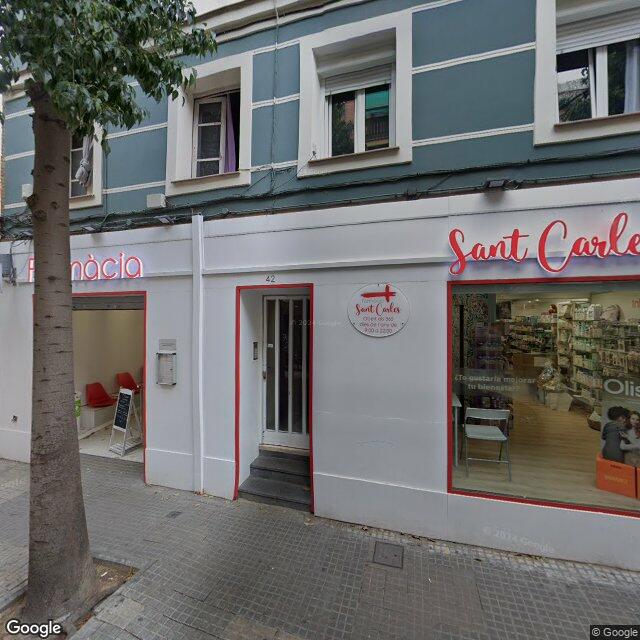 Street view near Farmàcia Sant Carles in Santa Coloma de Gramenet
