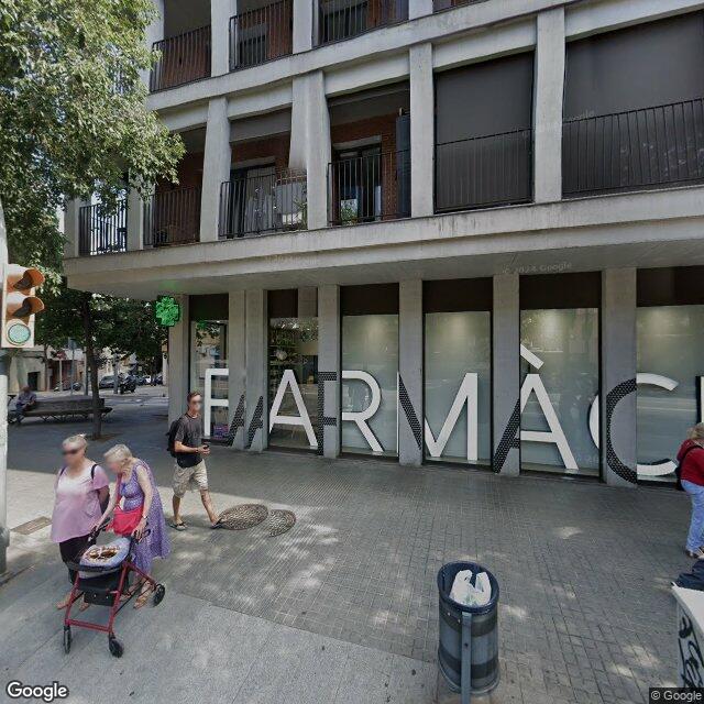 Street view near Farmàcia Santiago Soldevila Sitges in Barcelona
