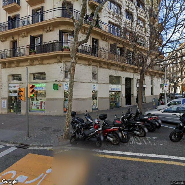 Street view near Farmàcia Sardenya - Llic. Irene Malo Cruz in Barcelona