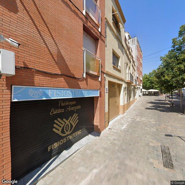 Street view near Farmàcia Schmid Bosch, Elisenda in Barcelona