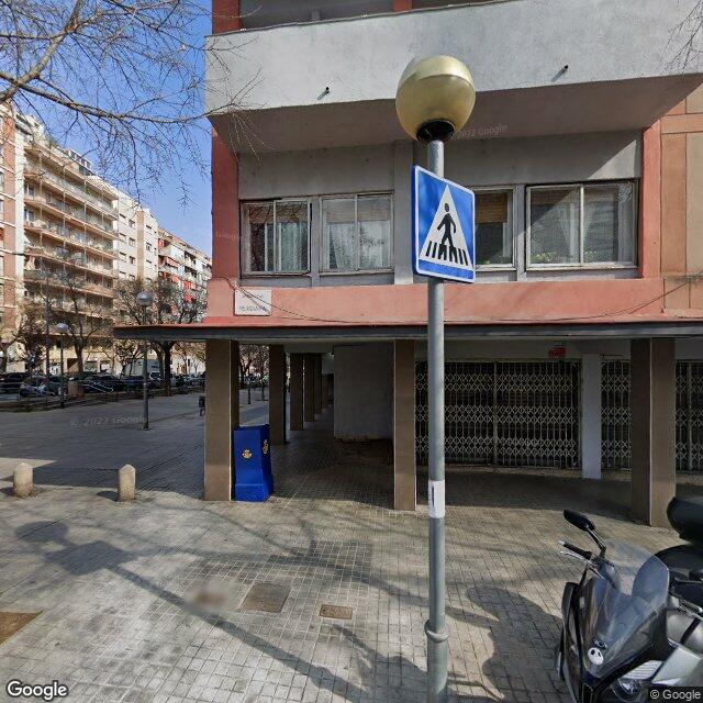 Street view near Farmàcia Segui, M. Carme - Ulied, M. I C. in Barcelona