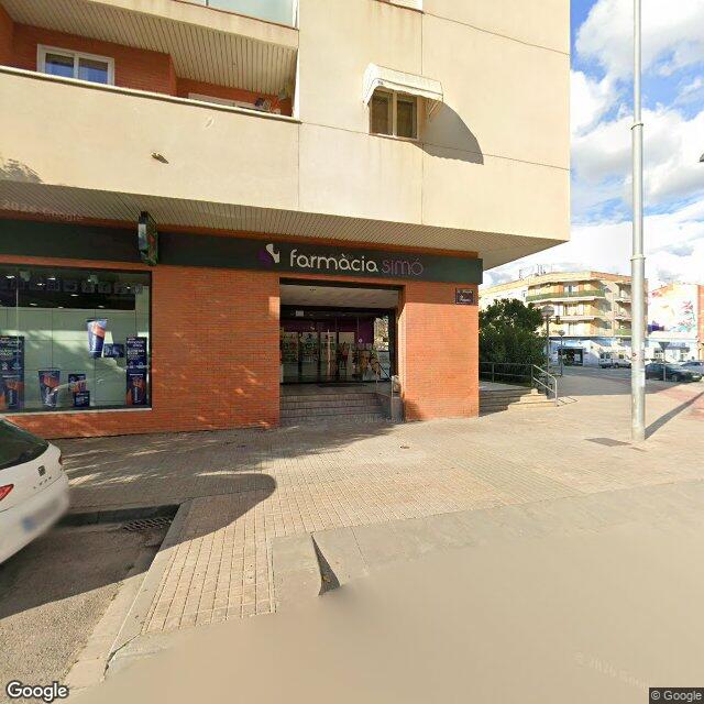 Street view near Farmàcia Simo in Lleida