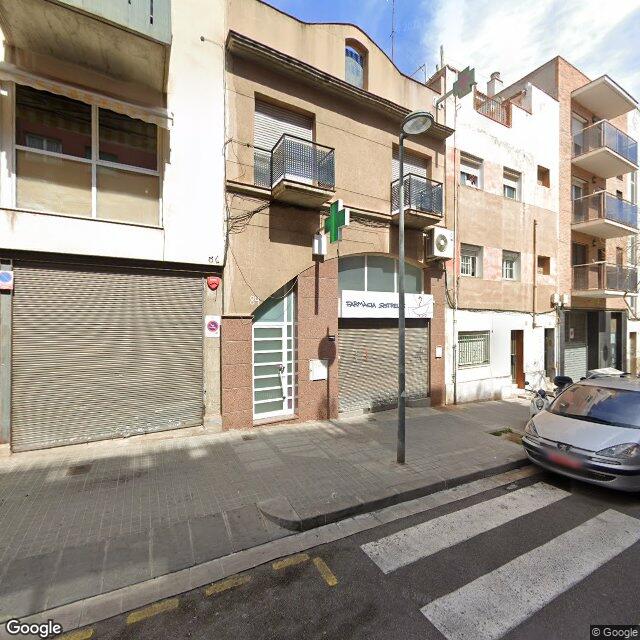 Street view near Farmàcia Sistrells in Barcelona