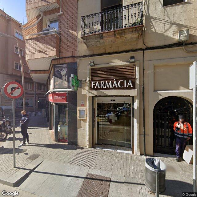Street view near Farmàcia Soler Bertolich, Montserrat in Barcelona