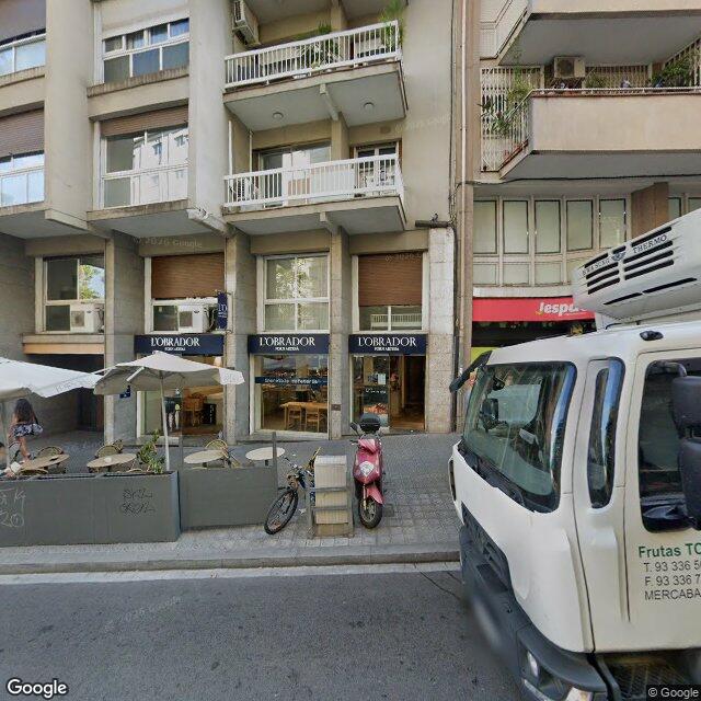 Street view near Farmàcia Sunyer I Lefort, Jordi in Barcelona