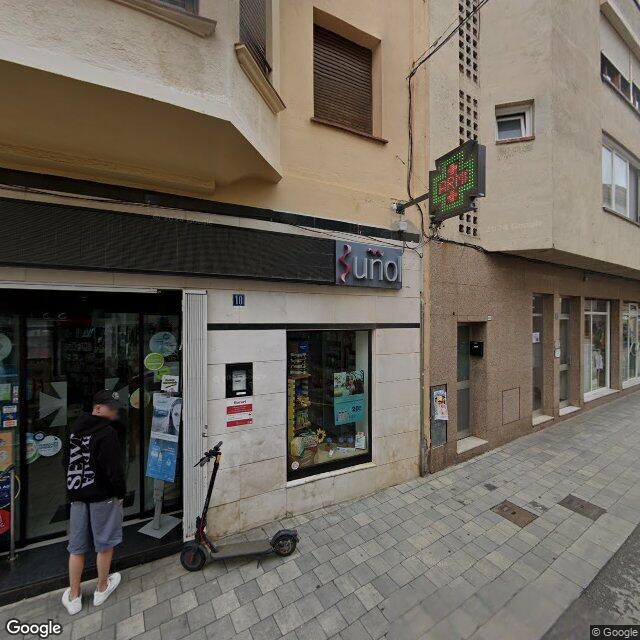 Street view near Farmàcia Sunyol Genis, Martí in Barcelona