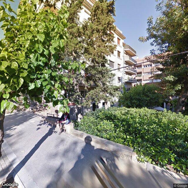Street view near Farmàcia Sussagna Sagrera Serrano in Barcelona