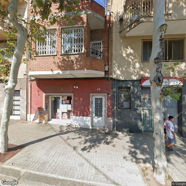 Street view near Farmàcia Sykuler, Marcelo in Barcelona