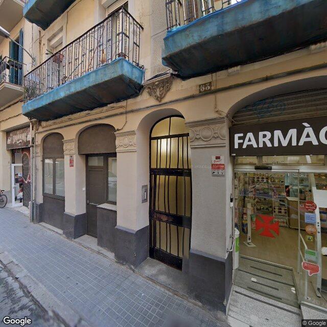 Street view near Farmàcia Teresa Bea Cahué in Barcelona