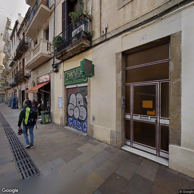 Street view near Farmàcia Tomas Gustin, Tomas in Barcelona