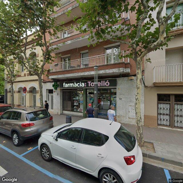 Street view near Farmàcia Torellò in Spain
