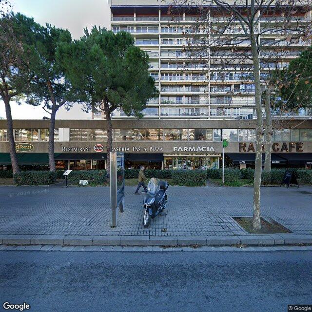 Street view near Farmàcia Torrell, Lourdes - Bea, Lluís in Barcelona