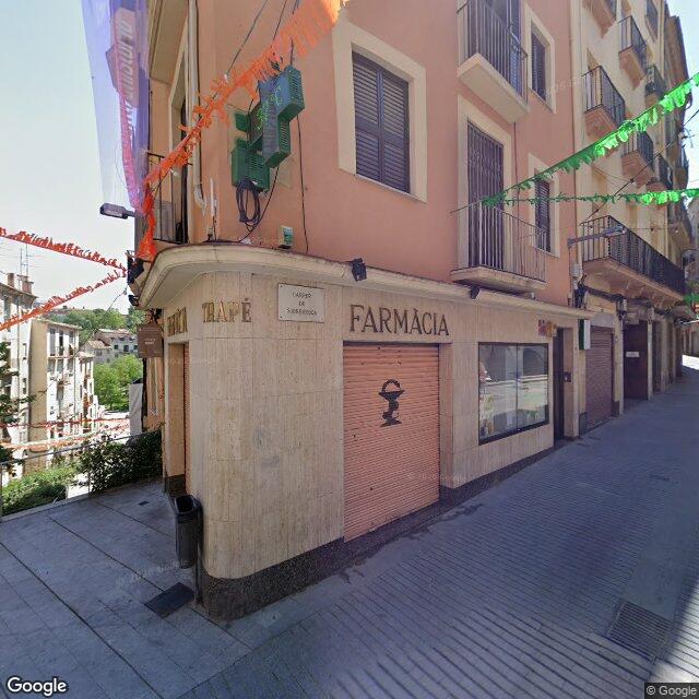 Street view near Farmàcia Trapé in Manresa