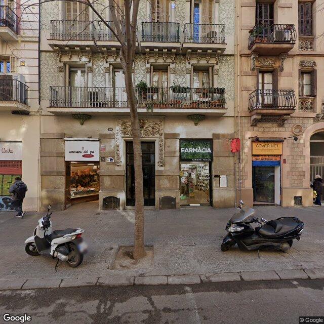 Street view near Farmàcia Trull Bosch, Margarida in Barcelona