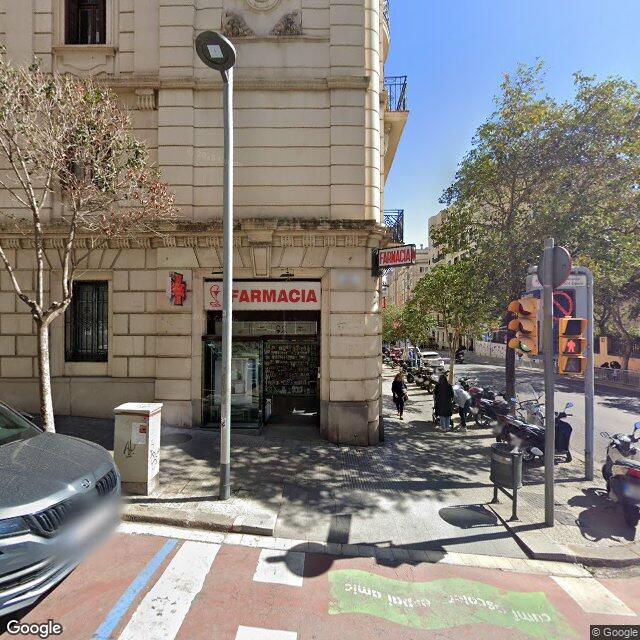 Street view near Farmàcia Turró Valls, Sílvia in Barcelona