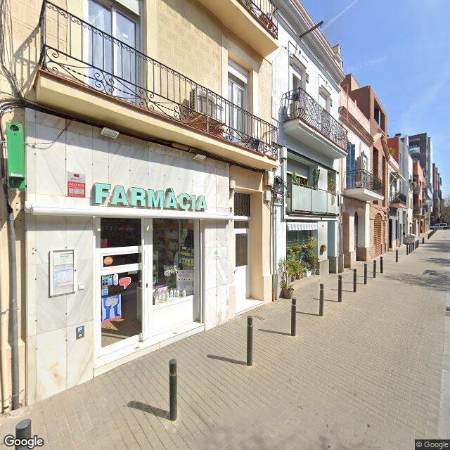 Street view near Farmàcia Varela I Mato, Concepció in Barcelona