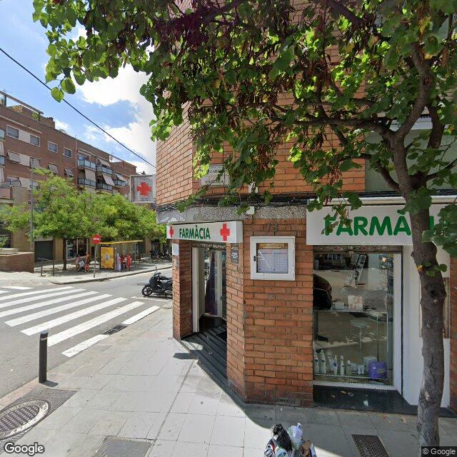 Street view near Farmàcia Vela Riuz, M. Jesús in Barcelona