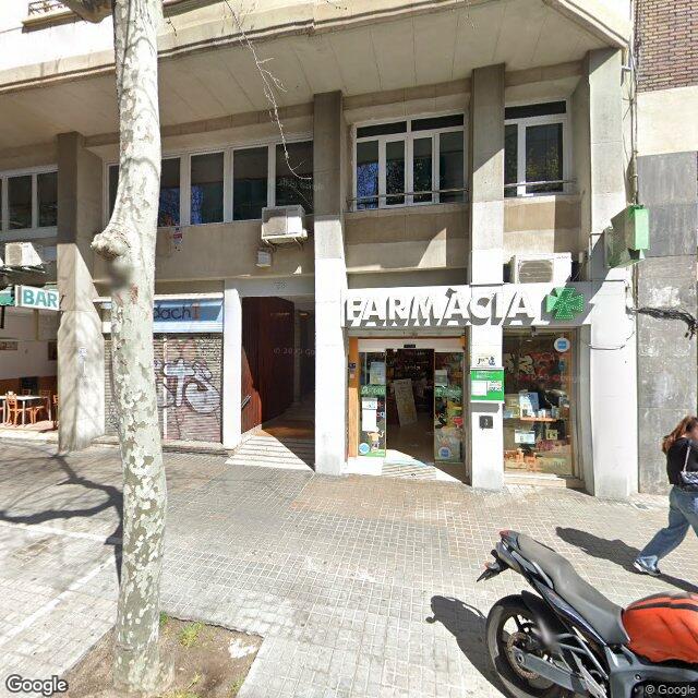 Street view near Farmàcia Ventura in Barcelona