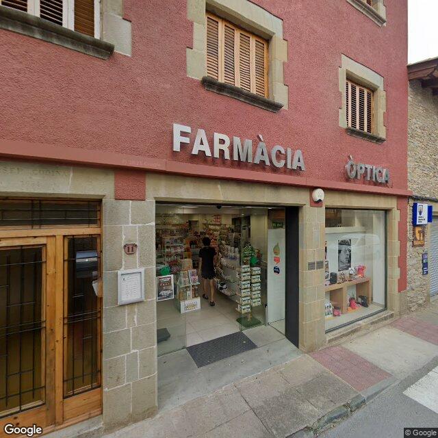 Street view near Farmàcia Verdaguer Lorenzo, Alfred in Barcelona