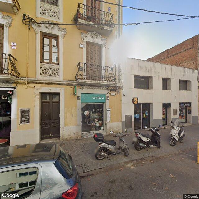 Street view near Farmàcia Vergós in Barcelona