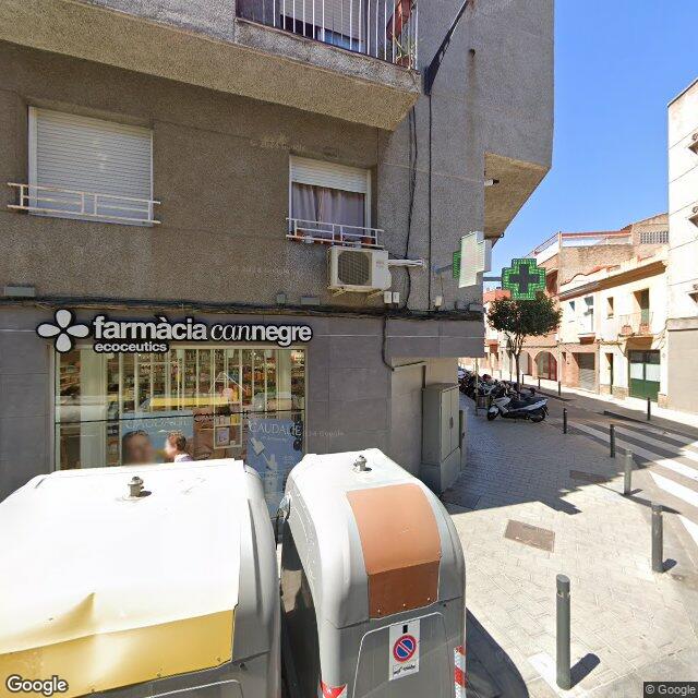 Street view near Farmàcia Vigouroux, Nina Coral in Barcelona