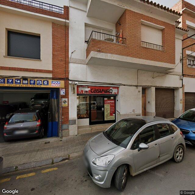 Street view near Farmàcia Vilella Rodríguez, Delfina in Barcelona