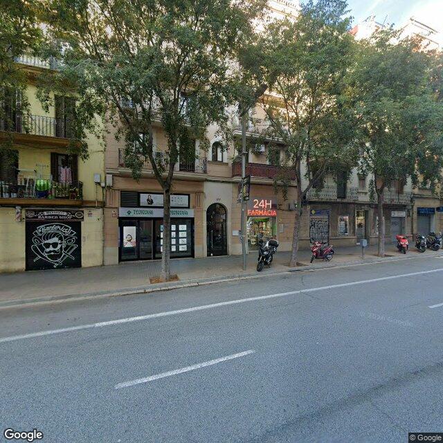 Street view near Farmàcia Xavier Albert Diloy in Barcelona