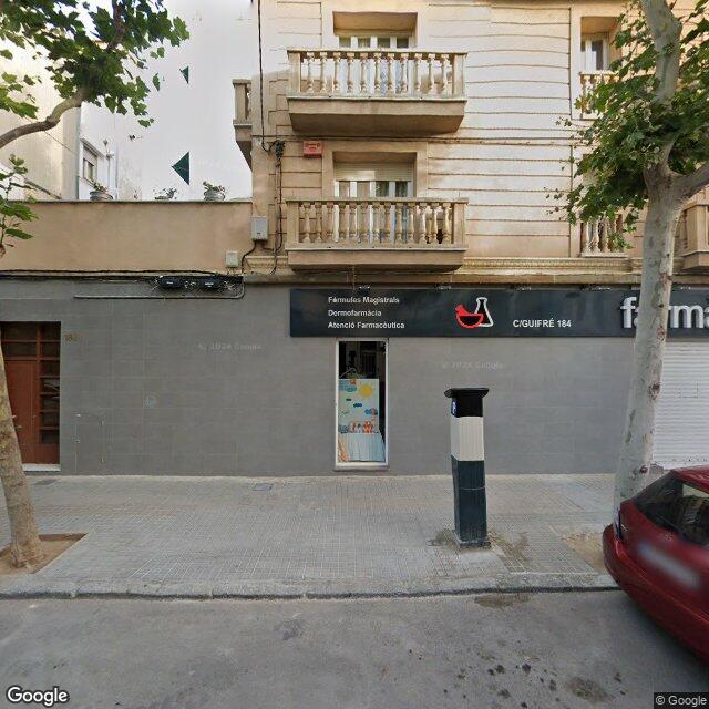 Street view near Farmàcia Xavier Valero in Barcelona