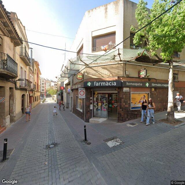 Street view near Farmàcia Xuclà in Barcelona