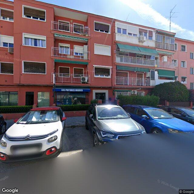 Street view near Farmacia in Madrid